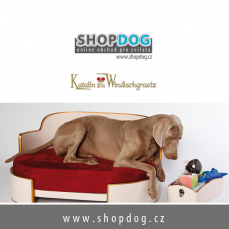 luxusní postele pro psy značky Katalin zu Windischgraetz, www.shopdog.cz - KRAFT Servis s.r.o.