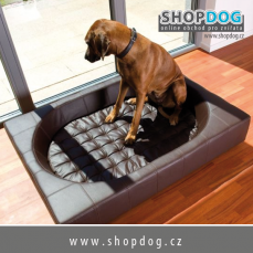 luxusní kožené postele pro psy značky PET.INTERIORS, www.shopdog.cz - KRAFT Servis s.r.o.