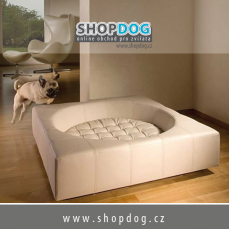 luxusní kožené postele pro psy značky PET.INTERIORS, www.shopdog.cz - KRAFT Servis s.r.o.