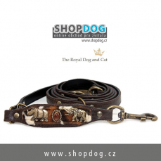 kožená vodítka pro psy značky the Royal Dog and Cat, www.shopdog.cz - KRAFT Servis s.r.o.